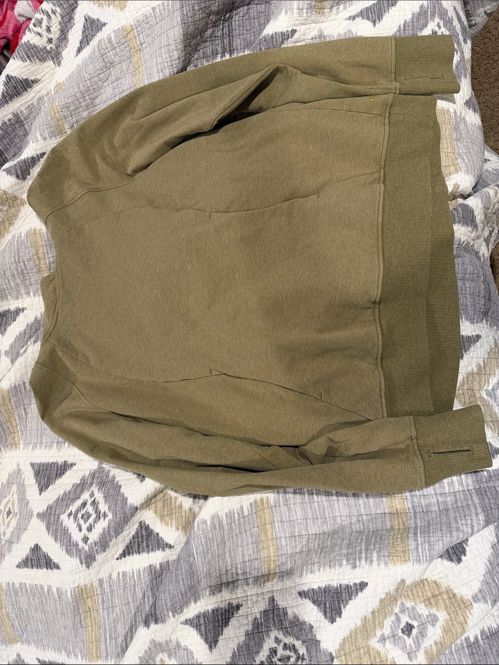 lululemon athletica Olive Green Lightweight Hoodie